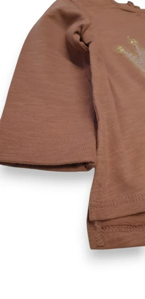 Prenses Pullu Kız Bebek Tişört - 7