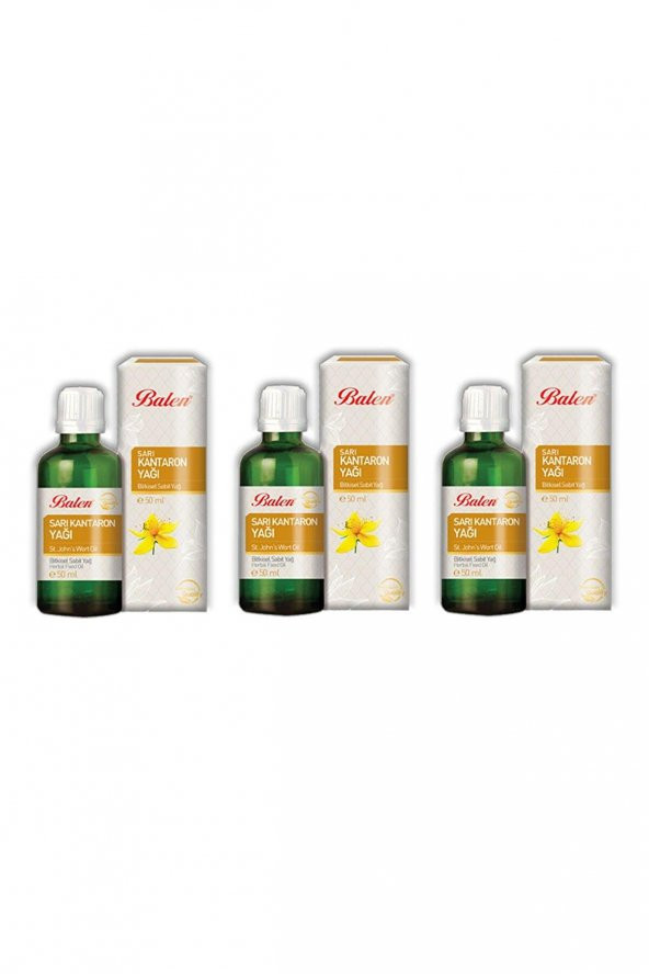 Balen Sarı Kantaron Yağı 50 ml x 3