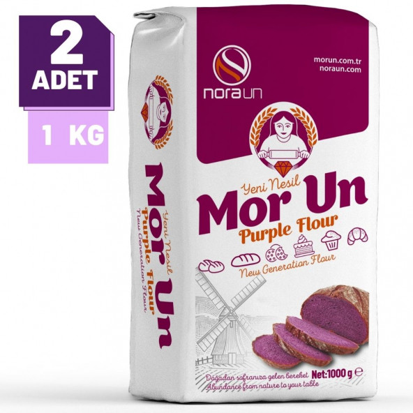 Mor Un 1 Kg 2 Adet