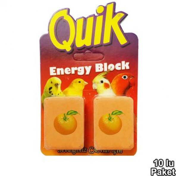 Quik Enerji Bloğu Portakallı-Muzlu 2'li