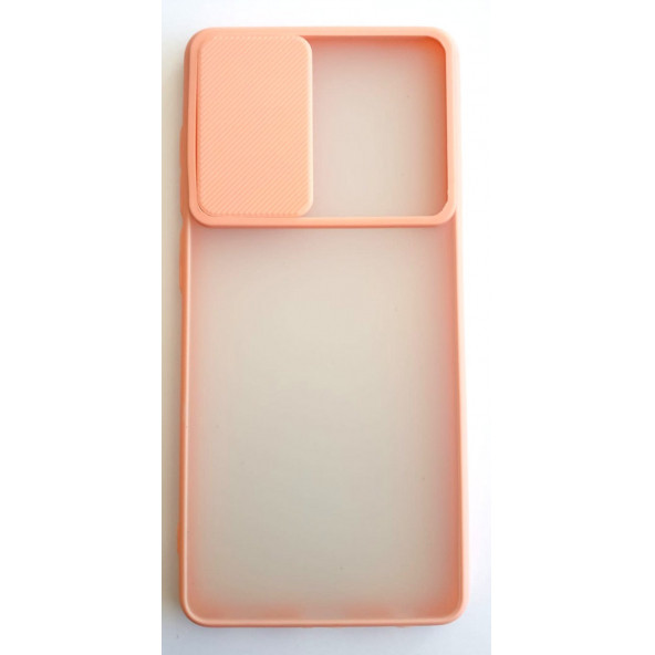 Samsung Galaxy A50/A30S Kamera Korumalı Sürgülü Kılıf Pembe
