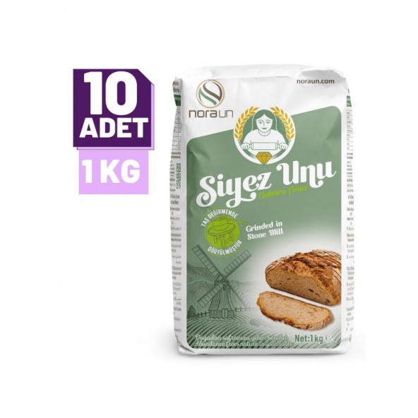 Taş Değirmen Siyez Unu 1 Kg 10 Adet