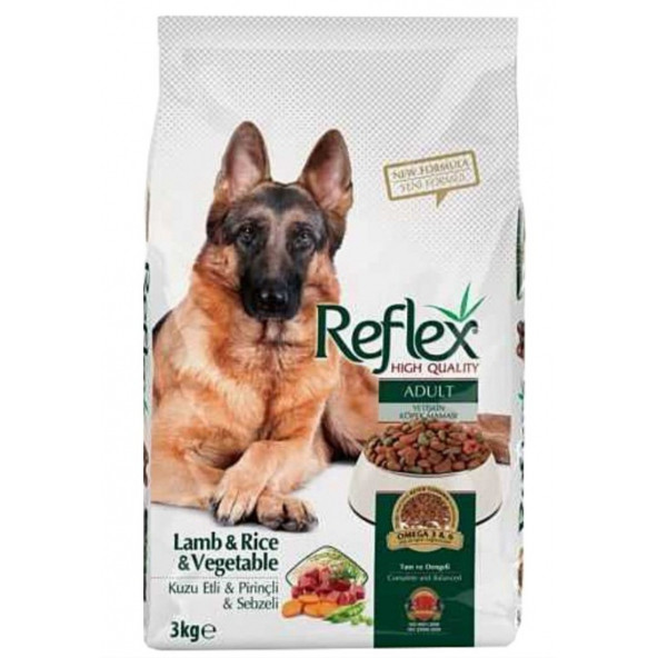 Reflex Kuzu Etli Sebzeli Yetişkin Köpek Maması 3 Kg - 2