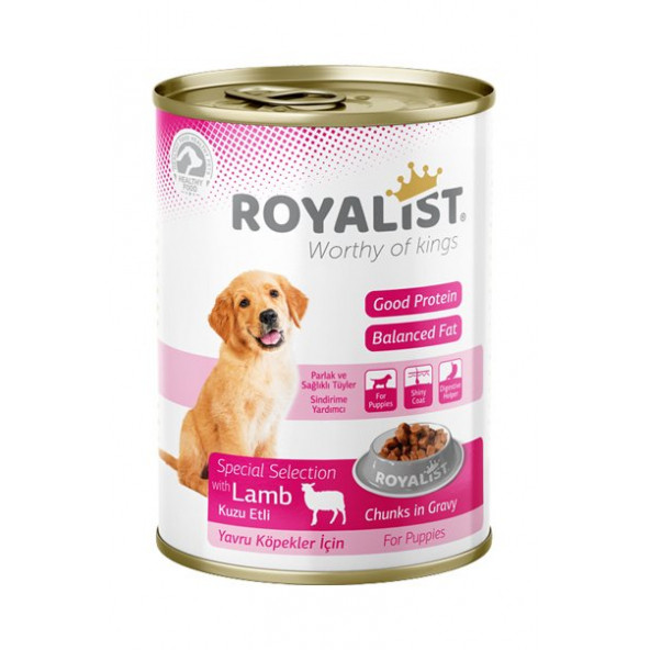 Royalist Kuzu Etli Yavru Köpek Konserve 400 Gr