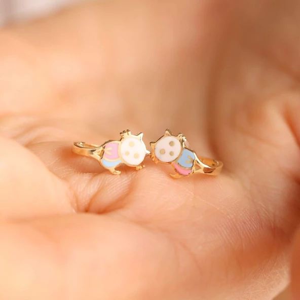 Altın Çocuk Küpesi Bayb Mineli - Resim 2