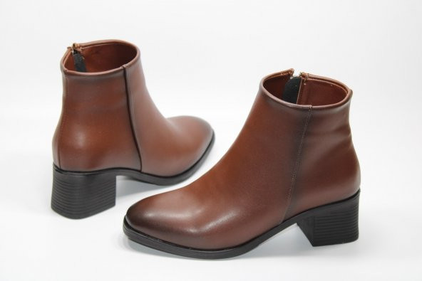 CASSO KAYMAZ KAUÇUK TABAN FERMUARLI KADIN TOPUKLU BOT - 6