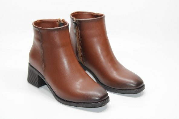 CASSO KAYMAZ KAUÇUK TABAN FERMUARLI KADIN TOPUKLU BOT - 9