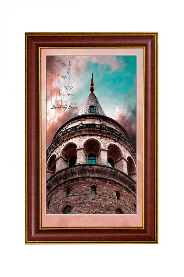 1 Adet 21x30 cm-Bordo-1 Fotoğraf Çerçevesi