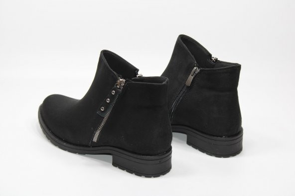 LADYPARK KAYMAZ KAUÇUK TABAN FERMUARLI KADIN BOT - 5