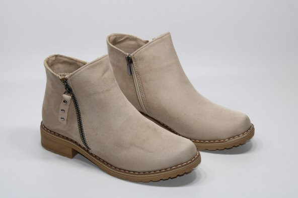 LADYPARK KAYMAZ KAUÇUK TABAN FERMUARLI KADIN BOT - 6