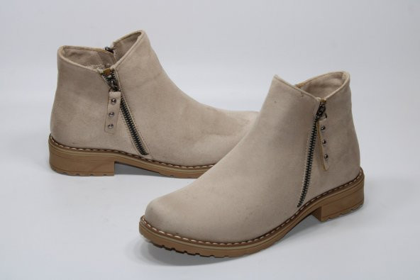 LADYPARK KAYMAZ KAUÇUK TABAN FERMUARLI KADIN BOT - 7