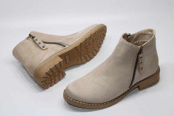 LADYPARK KAYMAZ KAUÇUK TABAN FERMUARLI KADIN BOT - 8