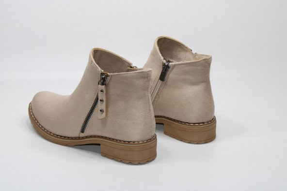 LADYPARK KAYMAZ KAUÇUK TABAN FERMUARLI KADIN BOT - 9