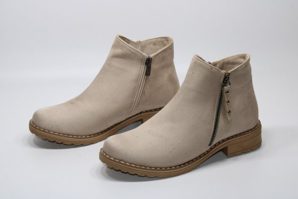 LADYPARK KAYMAZ KAUÇUK TABAN FERMUARLI KADIN BOT - 10