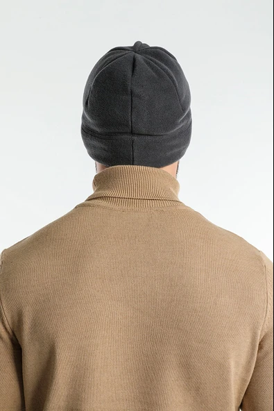 Polar Bere Kayak Beresi Siyah Yumuşak Ve Sıcak Tutan Polar  Gri Tek Ebat - Resim 11