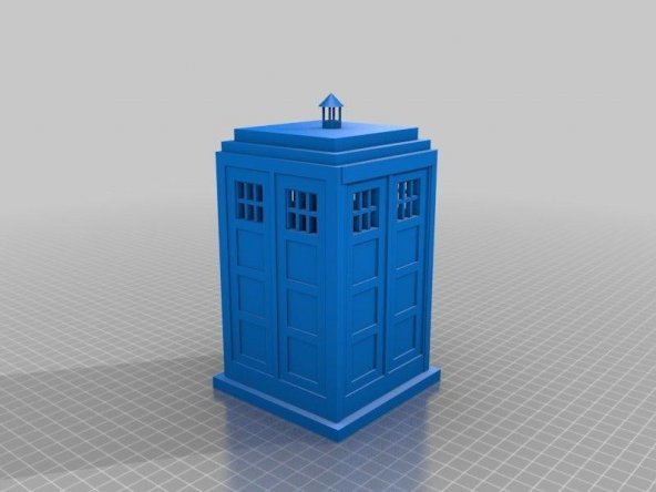 Dr Who Tardis Plastik Aparat