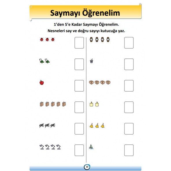 Sayı Saymayı Öğreten Kitap (Okul Öncesi ve 1. Sınıflar) - Resim 2