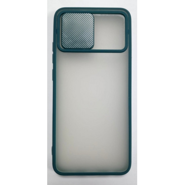 Samsung Galaxy A02 Kamera Korumalı Sürgülü Kılıf - 5
