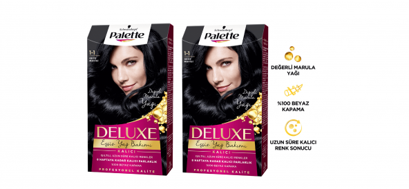 PALETTE DELUXE 1-1 GECE MAVİSİ ( 2 Lİ )