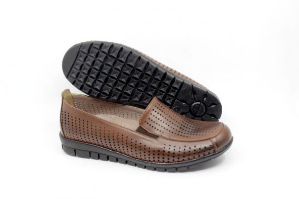 Zerhan 400 Kadın Taba Günlük Kullanım Comfort Ayakkabı - 5