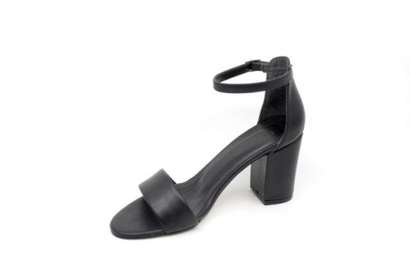 Zerhan 6200 Kadın Tek Bant Topuklu Ayakkabı - Resim 3