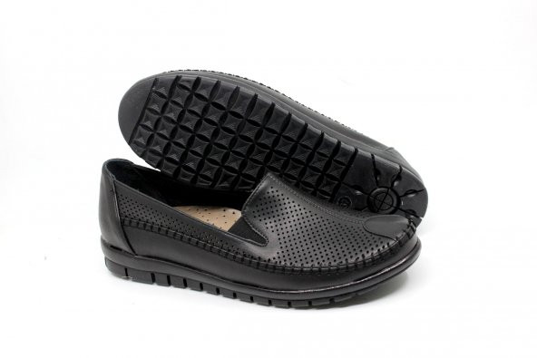 Zerhan 217 Kadın Siyah Günlük Comfort Ayakkabı - 5