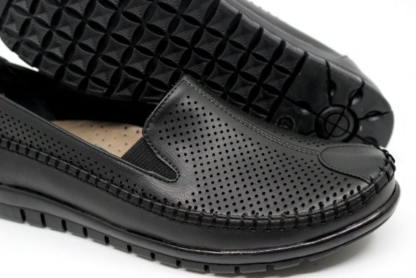 Zerhan 217 Kadın Siyah Günlük Comfort Ayakkabı - 7