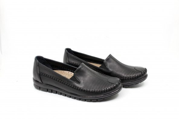 Zerhan 217 Kadın Siyah Günlük Comfort Ayakkabı - 12