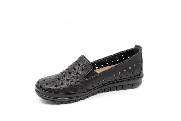 Zerhan 559 Kadın Siyah Günlük Comfort Ayakkabı