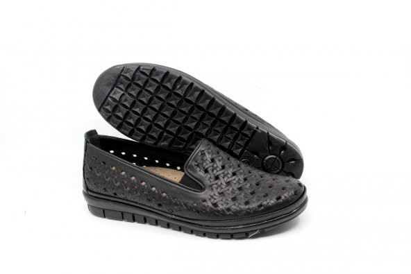 Zerhan 559 Kadın Siyah Günlük Comfort Ayakkabı - 3