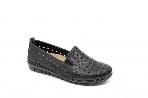 Zerhan 559 Kadın Siyah Günlük Comfort Ayakkabı - 6