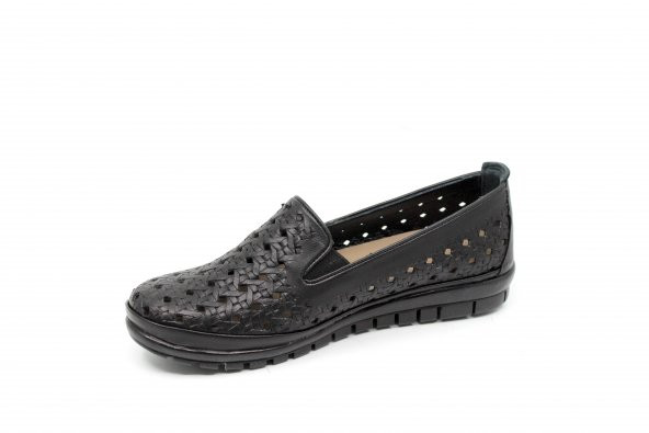 Zerhan 559 Kadın Siyah Günlük Comfort Ayakkabı - 8