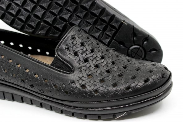 Zerhan 559 Kadın Siyah Günlük Comfort Ayakkabı - 10