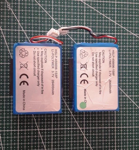 3.7v 26400mAh 40C (97.68Wh) Li-Polymer Batarya Pil - HSLP-456696-1S8P - Resim 2