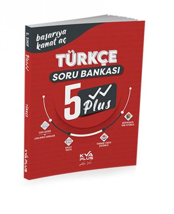 Koray Varol KVA Yayınları 5. Sınıf Türkçe Plus Serisi Soru Bankası