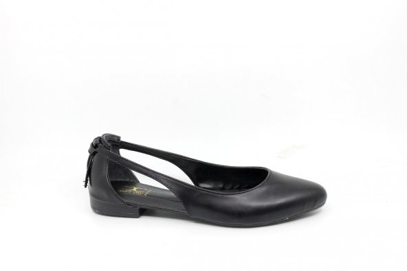 Zerhan C202 Kadın Siyah Babet Ayakkabı - 4