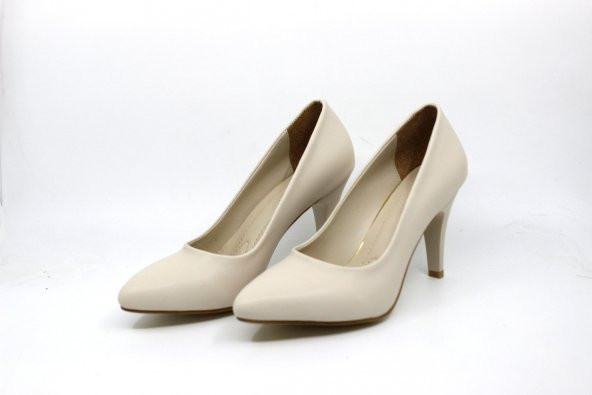 Zerhan C300 Kadın Ten Renk Stiletto - Resim 3