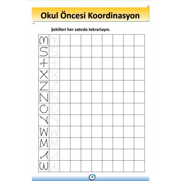 Yazma ve Çizme Becerileri Kitabı - 4