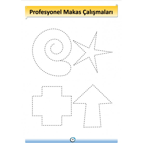 Okul Öncesi Profesyonel Makas Çalışmaları - Resim 3