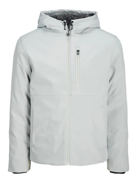 JACK JONES Erkek Kapüşonlu Özellikli Kumaş Soft Shell Mont 12215503