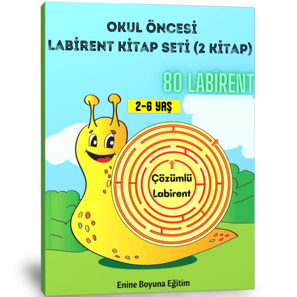 Okul Öncesi Labirent Kitabı (2-6 Yaş)