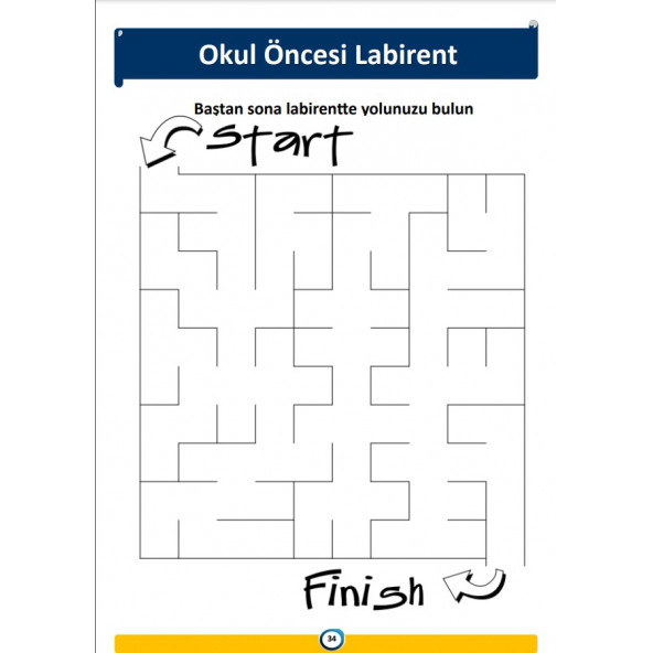 Okul Öncesi Labirent Kitabı (2-6 Yaş) - 3