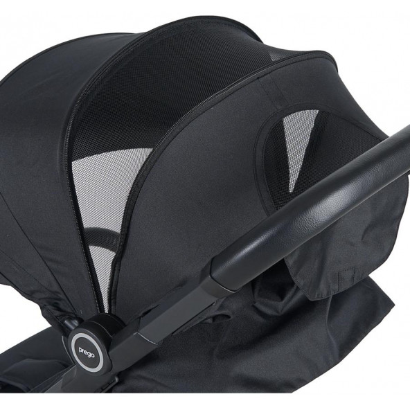 Prego 2026 Smart Fold Travel Sistem Bebek Arabası Siyah - 8