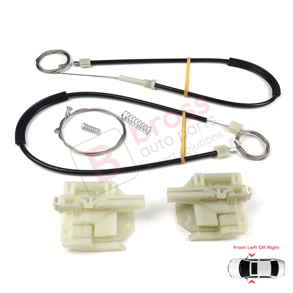 BMW X6 E71 E72 2007-2015 İçin Elektrikli Ön Sağ veya Sol Kapı Cam  Kriko Tamir Seti - 2