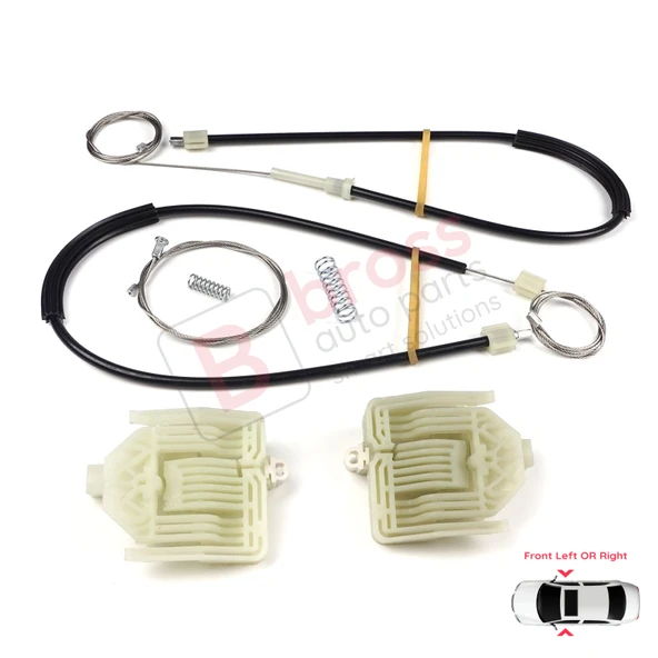BMW X6 E71 E72 2007-2015 İçin Elektrikli Ön Sağ veya Sol Kapı Cam  Kriko Tamir Seti - 1