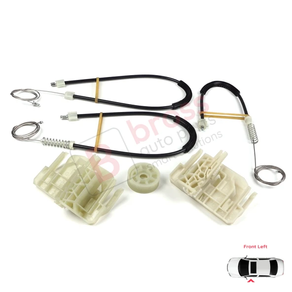 BMW 5 Series F10 F18 F11 4/5 Kapı 2009-2017 51337182131 İçin Ön Sol Cam Kriko Tamir Seti - Resim 3