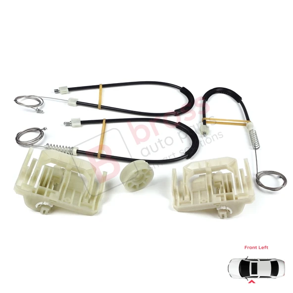 BMW 5 Series F10 F18 F11 4/5 Kapı 2009-2017 51337182131 İçin Ön Sol Cam Kriko Tamir Seti - Resim 4