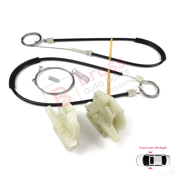 BMW X6 E71 E72 2007-2015 İçin Elektrikli Ön Sağ veya Sol Kapı Cam  Kriko Tamir Seti - 4