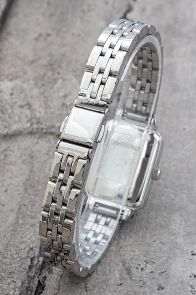 Luna Silver Kadran Gümüş Renk Kordon Kadın Saat ST-304197 - 2