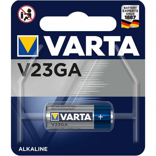Varta V23GA A23 12V Alkalin Pil 10lu